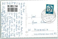 53489 W5485 Sinzig , Rhein 1964 Foto AK Schwimmbad