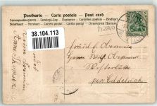 Jugendstil Mädchen Konfirmation 1906 Prägedruck
