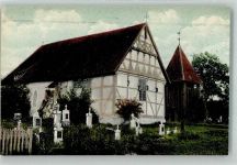 21274 W2111 Undeloh Gebrauchsspuren Friedhof Kirche Lünebürger Heide