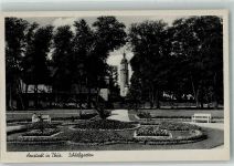 99310 O5210 Arnstadt 1940 Foto AK Feldpost WK II Schlossgarten