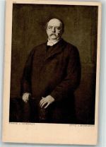 sign. Lenbach Franz v. Otto von Bismarck Bismarck Künstlerkarte