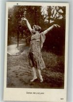 Portrait von Dora Wilhelmy Theaterschauspieler Gebrauchsspuren
