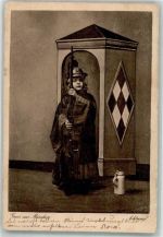 W8000 München Achtung Bierkrug Verlag K. Sanguinetti Münchner Kindl 1905 Gebrauchsspuren