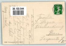 Eiger Mönch und Jungfrau Humor Berggesicht 1915 Künstlerkarte