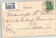W6000 Frankfurt am Main Schillerplatz mit Denkmal Verlag Klement Schiller 1902