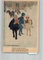 Deutsche Schuljugend Kriegsanleihen Verlag Dr. Eysler & Co. Wennerberg, B. Künstlerkarte