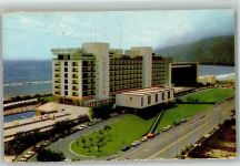 Caracas 1987 Foto AK Hotel Macuto Sheraton Luftpost