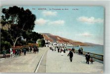 06500 Menton Foto AK Promenade