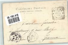 31039 Riese Pio X 1903 Foto AK Briefmarke Bildseite