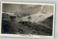 Furtschaglhaus 1927 Foto AK Hüttenstempel