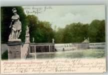 80331 W8000 Nymphenburg 1901 - Adelskorrespondenz Schlossgarten