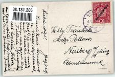 Blumensprache Nr. 742 B Liebespaar M. Munk Wien 1919 Künstlerkarte