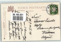 Stilleben mit einer Schale mit Aprikosen und Nelken in einer Vase Oilette No. 597B Tucks 1909 Künstlerkarte
