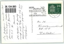 W8939 Bad Wörishofen Lustige Darstellung von Kuranwendungen Kur Künstlerkarte