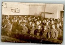Eine gemischte Schulklasse Privatfoto AK Schule 1935 Gebrauchsspuren