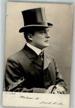 Portrait von Richard Kirch Theaterschauspieler 1904
