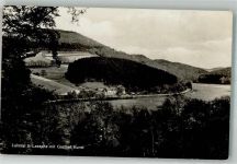 57334 W5928 Bad Laasphe Foto AK Gasthaus Kunst Lahntal