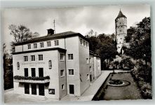 88400 W7950 Biberach an der Riß Foto AK Theater mit Weißem Turm