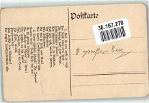 Berliner Landsturm v. Hans Brennert Großer Bug Liederkarte Gebrauchsspuren