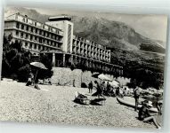 Makarska 1965 Foto AK Schwimmbad Hotel Tucepi