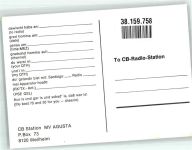 W8120 Weilheim i. OB Eine MV Agusta Daytona QSL-Karte Motorrad