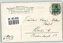 Henne mit einer Schar Küken Ostern Huhn 1907 Künstlerkarte