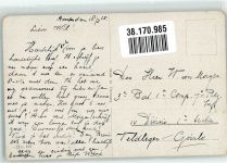 Victress Reiterin m. Pferd Barber, C. 1915 Gebrauchsspuren