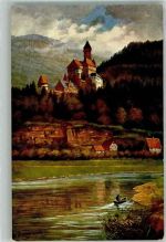 Schloss Zwingenberg am Neckar Edm. v. König Nr. 661 Hoffmann, H. Künstlerkarte
