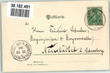 Tannenduft Duftkarte 1900