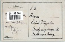 sign. Berg Verlag S.V.D. Nr. 367 Kind mit Kuchen Ente Künstlerkarte