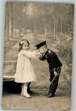 Kinder Kinder in Uniform 1908 Foto AK