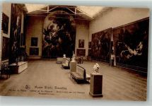Brüssel Bruxelles Foto AK Ausstellung Museum Wiertz innen