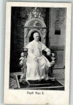 Pius X. Papst Foto AK