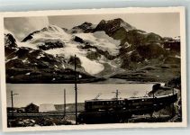 Berninabahn Lago bianco Bergbahn Gebrauchsspuren