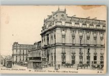 33000 Bordeaux Foto AK Straßenbahn Bahnhof Gare du Midi l´Hotel Terminus