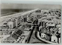2041 Zandvoort 1959 Foto AK Schwimmbad Strand Panorama