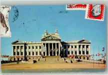 Montevideo 1961 Foto AK Luftpost Palacio Legislativo