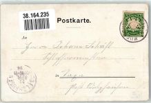 W8000 München sign. Schleibner Patrona Bavariae mit Münchner Kindl und Löwe Trachten Bayern 1904 Künstlerkarte