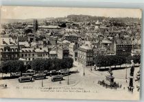 76000 Rouen Foto AK Denkmal Straßenbahn