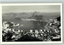 Rio de Janeiro 1962 Foto AK Bucht von Rio de Janeiro Werbung Lufthans