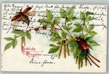 Maikäfer Marienkäfer Ser. P. 702 No. 2588 Pfingsten 1904