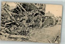 02190 Guignicourt 1918 Foto AK zerstörte Gebäude