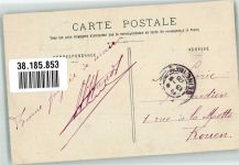 62000 Arras 1905 Foto AK Prefécture Briefmarke Bildseite