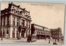 33000 Bordeaux Foto AK Bahnhof du Midi Straßenbahn
