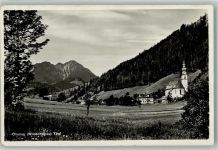 6311 Oberau Foto AK Kirche