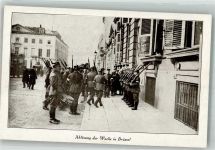Brüssel Bruxelles Foto AK Uniform Ablösung der Wache