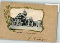 Brüssel Bruxelles 1904 Foto AK Justizgebäude