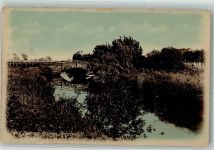 Prestwick 1917 Foto AK Old Roman-Bridge Militärpost