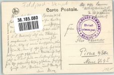 Beverloo 1916 Foto AK Feldpost WK I Ausbildungs-Kommando