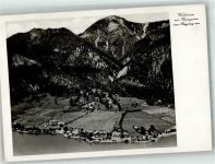 82431 W8111 Walchensee , Oberbay Foto AK Fliegeraufnahme Heimgarten Freigeg. d. R.L.M.